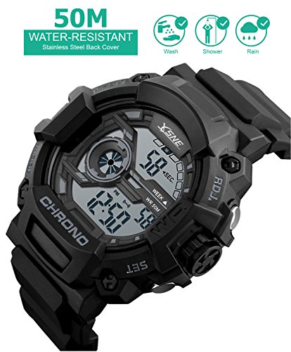 1 Digital+Sports+Waterproof+Military+Teenager