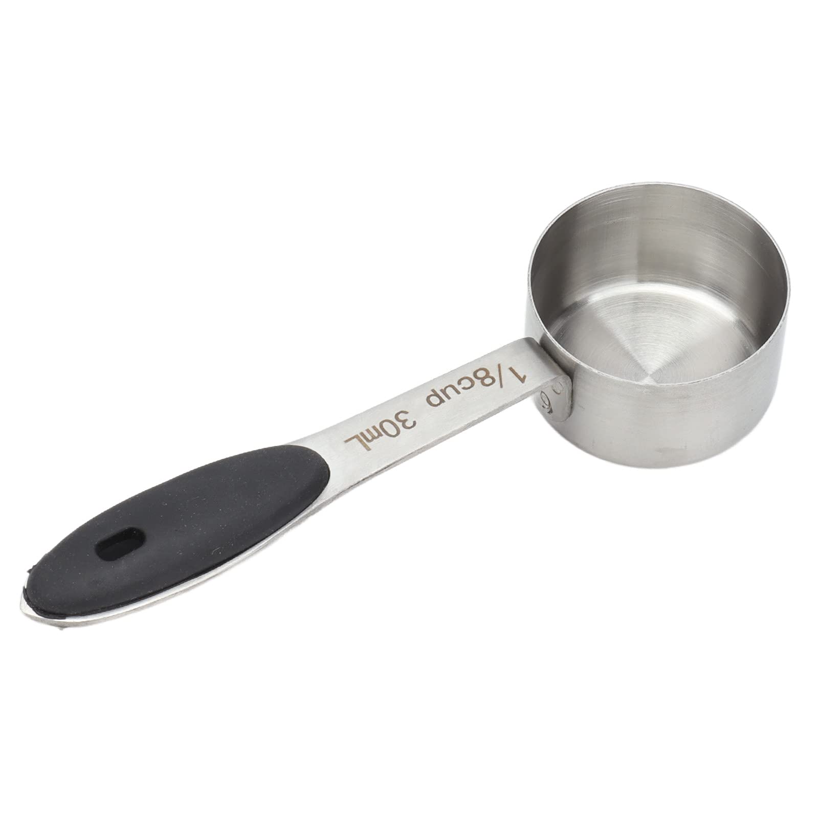 TOPINCN Measuring Cups Stainless Steel Coffee Measuring Scoop 1/8 Cup Large Capacity and Comfortable Hand Feeling Tablespoon