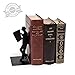 Balvi - The Reader Decorative Metal bookend in Black Colour. Original Design