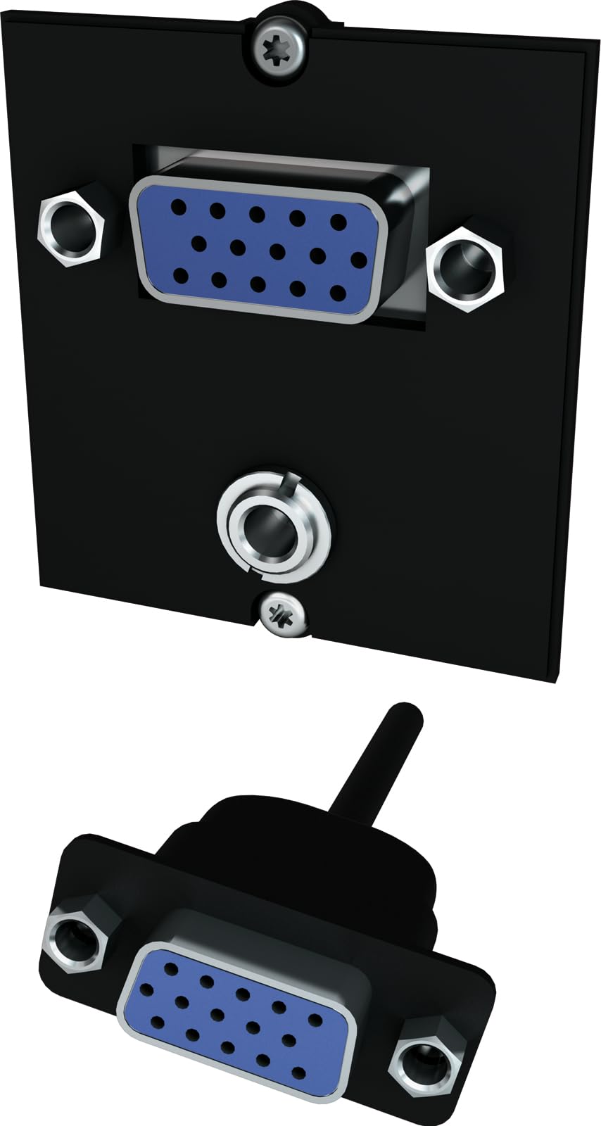 Bachmann 917.150 VGA + 3.5 mm - Socket-outlets