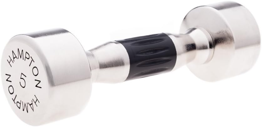 Hampton Chrome Beauty Grip Dumbbells - Pairs