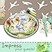 192 Pieces Dinosaur Party Supplies Pack - Serves 20 - Set Includes Favors - Plates - Cups - Napkins - Table Cloth - Cutlery - Birthday Banner and Decorations