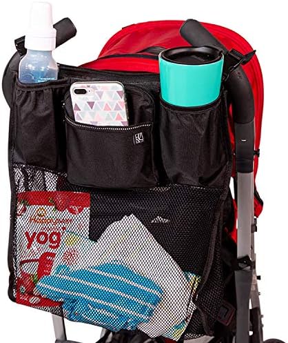 ベビーカー バッグ ディズニー ベビーカー用 ドリンクホルダー 大容量 ブランド激安セール会場 Organizer 多機能小物入れ ブラック ベビーカー バッグ ディズニー ベビーカー用 ドリンクホルダー 大容量 ブランド激安セール会場 Organizer 多機能小物入れ ブラック