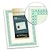 Southworth Parchment Certificates, Academic, 8.5 X 11, Ivory with Green/Blue Border, 25/Pack
