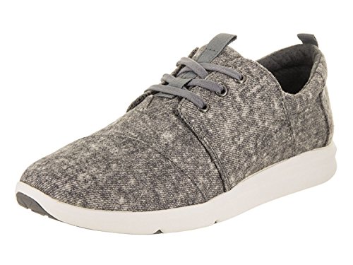 Toms Womens Del Rey Sneaker Steel Grey Washed Denim 10