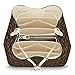 LEXSION Organizer,Bag Organizer,Insert purse organizer with 2 packs in one set fit NeoNoe Noé Series perfectly Beige