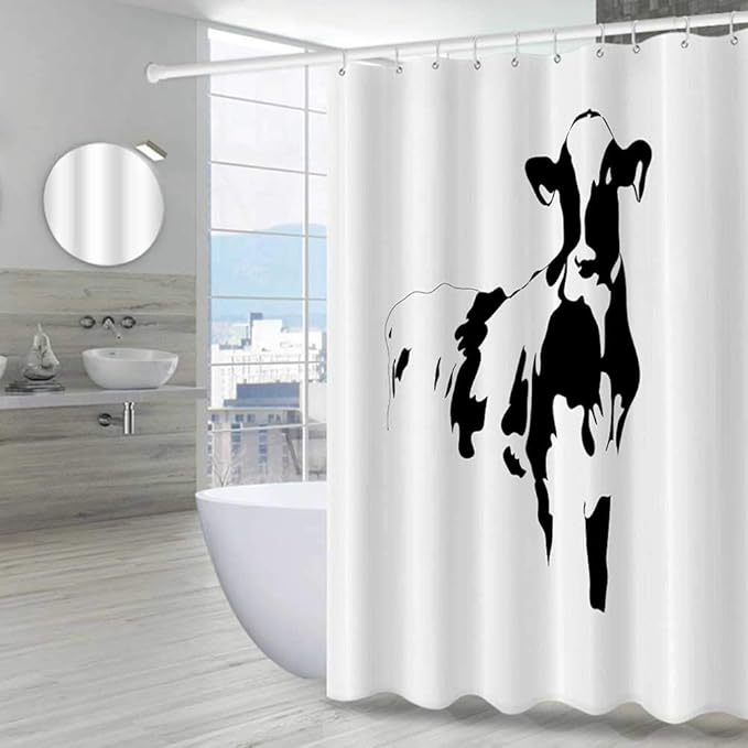 Interestlee Farmhouse - Cortina de ducha (182,8 cm de ancho x 213,4 cm