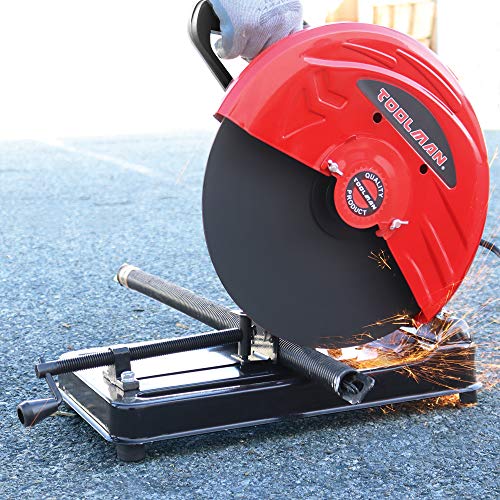 Toolman 14'' 15A Power Tools with 3PCS Blades Multi-purpose Cutting Metal Saw Chop Saw Cut Machine Diamond Circular Saw Heavy Duty Power Tool 8350A