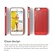 iPhone 6S Case, elago® [Outift Matrix][Extreme Red] - [Premium Hybrid Construction][Brushed Aluminum][Spark Design Award] - for iPhone 6/6S
