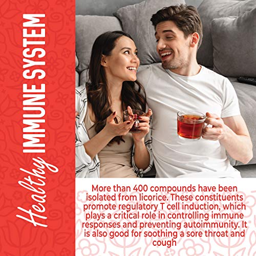 image for Herbaila Licorice Root Tea 1Lb (Supports Digestive Health) Loose Cut a