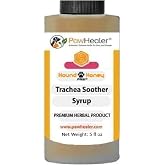 PawHealer Hound Honey: Trachea Soother Syrup - 150 ml (5 fl oz) - Natural Herbal Remedy for Symptoms of Collapsed Trachea - Tastes Good - Easy to Administer&hellip;
