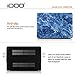 iDOO Soft Touch Hard Plastic Matte Case for MacBook Air 13 inch Model A1369 and A1466 - Blue Marble