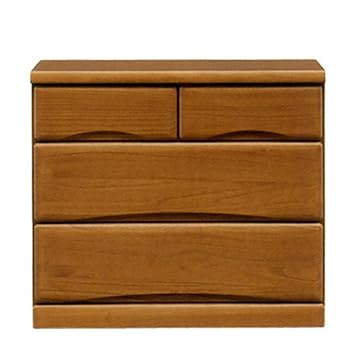 衣類収納 日本製 クローゼットチェスト 押入れ収納 完成品 幅75cm 奥行き65cm 押入れタンス 木製チェスト 3段 引き出し キャスター付き