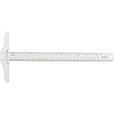Westcott &lrm;JR-12 Small Plastic T-Square for Drawing, DIY, Crafts, 12In/30cm