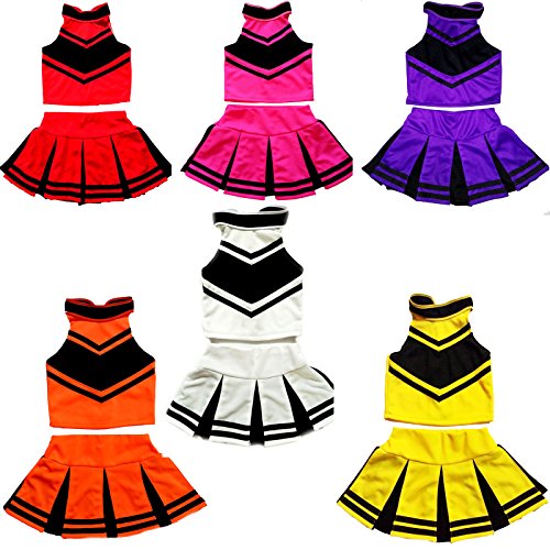 Little Girls' Cheerleader Cheerleading Outfit Uniform Costume Cosplay