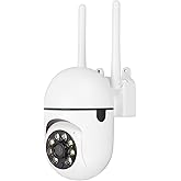 Security Cameras Outdoor, 3MP Security Camera, 360 Degree View, Motion Detection, IR Night Vision, Two Way Talk, SD Cloud Storage