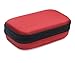 Portable Photo Printer Case for HP Sprocket Portable Photo Printer, Polaroid ZIP Mobile Printer, Lifeprint 2x3 Photo AND Video Printer, Mesh Pocket for Photo Paper and Cable (Polyester Red)