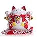 Parma77 White Ceramic Maneki Neko Money Lucky Cat