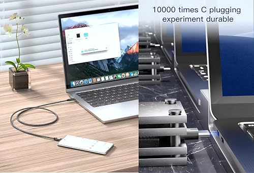 ✦ CIZMI USB-A To USB-C Home & Car Cable, Long 2 m | 15W 5V 3A Fast Charger | USB 2.0 480Mbps | Compatible with iPhone 17/16/15, Samsung Galaxy, Laptops, Cars, Chargers, PC & More| Grey, 2m, Braided