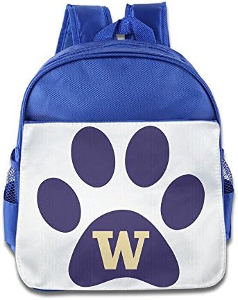 Custom University Of Washington Kids School Bagpack Bag For 1-6 Years Old RoyalBlue
