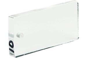 JIM GEM Jim-Gem Rectangular Cruising Prisms | Clear, 10 BAF | Accurate to ±1% | Narrow-Sharp Image for in Dense Timber | 20 mm x 40 mm | Supplied in Leather case