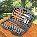 Chefs Basics HW5231 18-Piece Stainless-Steel Barbecue Set with Carrying Case