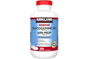 FrenchGlory Kirk-Land Glucosamine HCI Extra Strength with MSM 375 Tablets