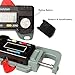 HONG111 Digital Thickness Gauges Mini Portable Horizontal Electronic Thickness Meter Measurement Tool 0 to 12.7mm Caliper, 0.01mm Resolution, -0.03mm Accuracy (Grey Black)