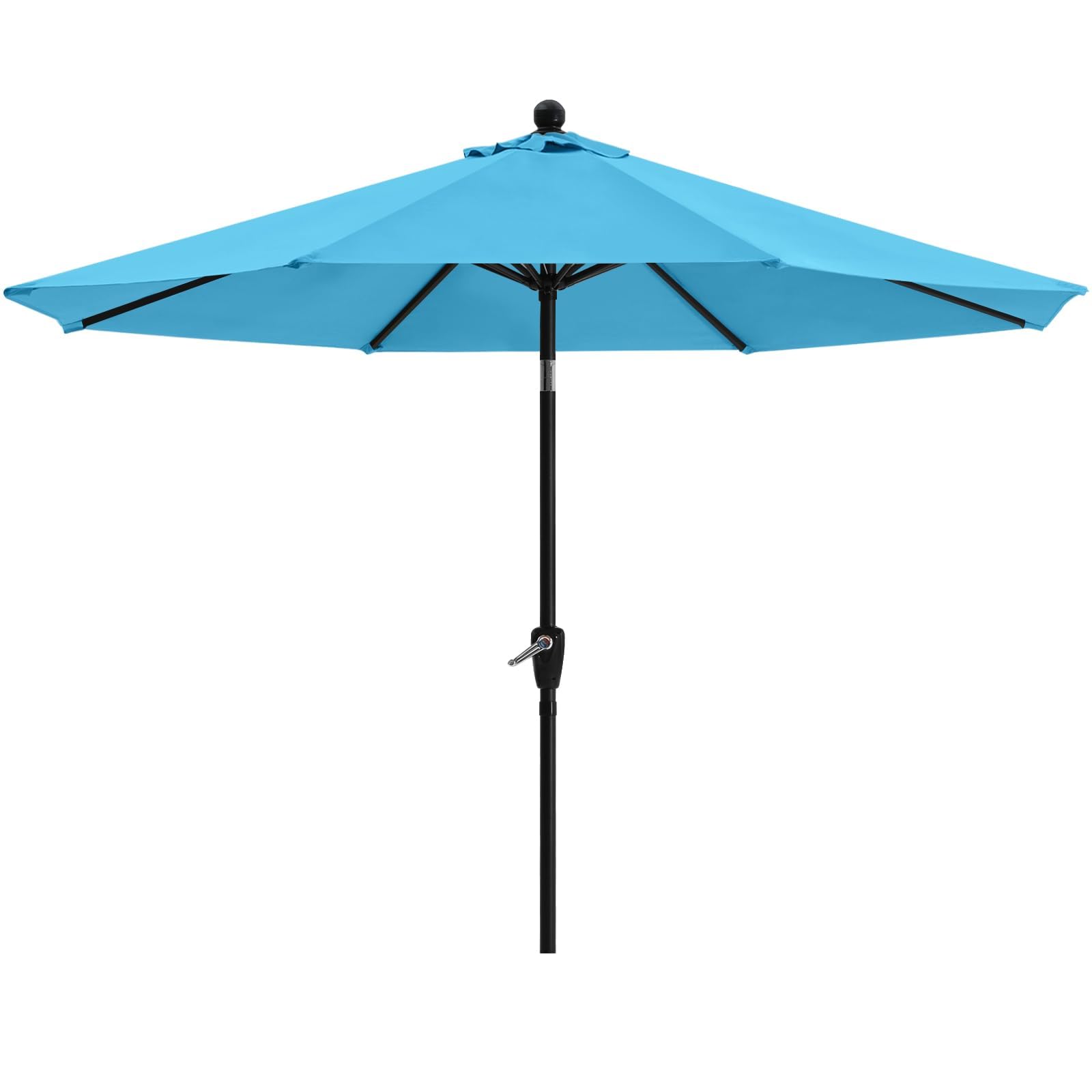 ABCCANOPY 2.3M Parasol Patio Umbrella Table Market Umbrella with Push Button Tilt for Garden, Deck, Backyard and Pool, 8 Ribs 13+Colors