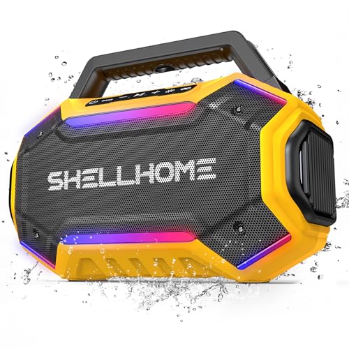 ShellHome Bluetooth Outdoor Speaker Yellow