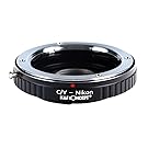 K&F Concept レンズマウントアダプター KF-CYF (ヤシカ・コンタックスマウントレンズ → ニコンFマウント変換)無限遠補正レンズ付き