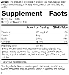 Standard Process Chromium Complex - Whole Food