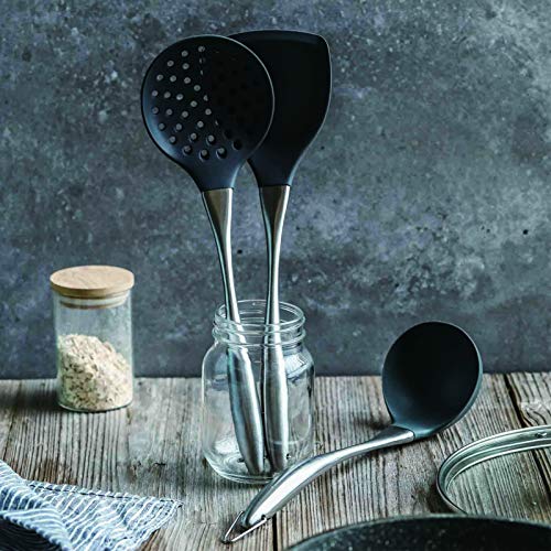 Silicone Stainless Steel Kitchen Utensils Set, 3Pieces Flexible