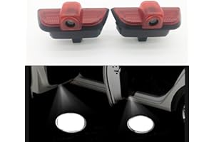 LOUEI 2pcs Door Light Logo Projector Laser Ghost Shadow Courtesy Light Compatible with Car 2008-2013 W204 C180 C200 C250 C300 C350 auto (W204)