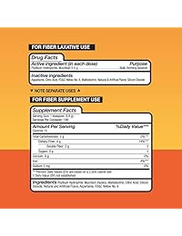 Equate – Terapia de fibra, textura suave, sabor naranja, polvo, 36,8 oz, libre de azúcar 180 dosis