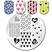 Born Pretty Nail Art Stamping Template Image Plate Love Heart BP61