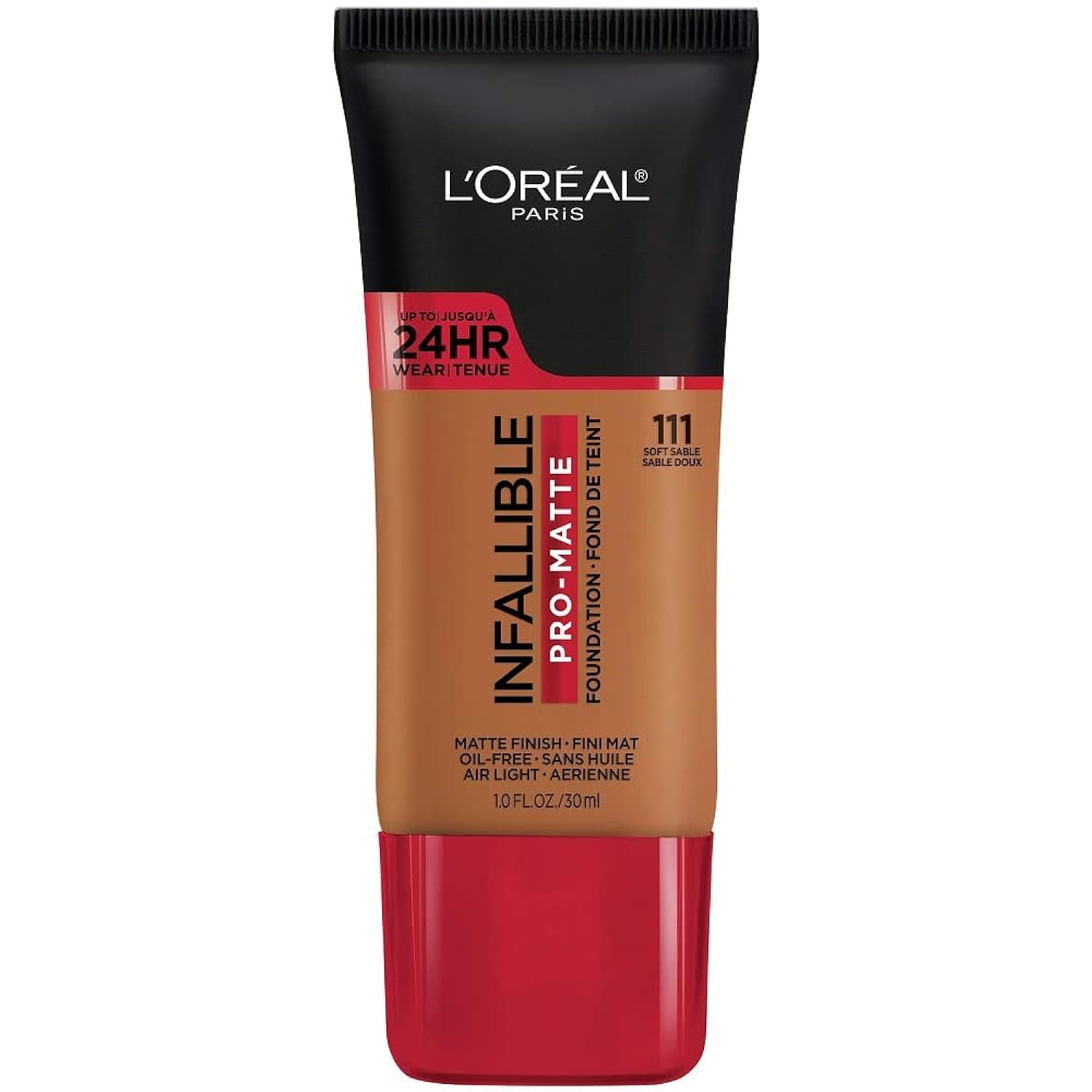 L'Oreal Paris Cosmetics Infallible Pro-Matte Foundation Makeup - Soft Sable