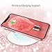 DAUPIN Compatible for iPhone Xs Max Phone Case Colorful Luxury Sparkle Glitter Bling Cover Slim Thin Clear Cases for Women Girls for iPhone Xs Max 6.5 Inch 2018 (Rose Gold)