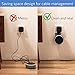 Frienda Outlet Wall Mount Hanger Holder Stand for Dot 3rd Generation Smart Home Voice Assistants, No Messy Wires or Screws-Compact Bracket Case Plug in Bedroom, Kitchen, Bathroom (Black)
