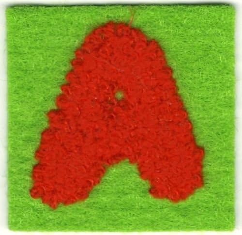 Chenille Varsity Letter A Embroidery Patch