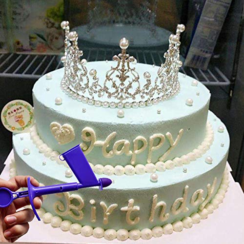 image for DAGEDA 4 Pieces Plastic Pearl Applicator, Fondant Cake Decorating Tool