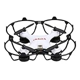 Virhuck GB202 Mini Drone 2.4GHz 4CH 6-AXIS GYRO Multicolor LED, Little Nano RTF Quadcopter with 3D Flips Christmas Gift, White