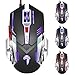 Gaming Mouse 3200 DPI Wired Programmable 5 Buttons Optical Ansot X5 Mice with Colorful Breathing LED