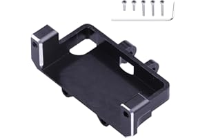 CrazyHobby Aluminum Servo Mount for Axial SCX24 - Compatible with Deadbolt, C10, JLU, Gladiator, Bronco Servo Motor Mounting Bracket Upgrade Parts