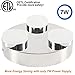 Facon 8-Inch LED Ceiling Dome Light, Decorative RV Flush Mount Lamp with Luxury Acrylic Lens, 12Volts DC RV Interior Light for RV Motorhome Trailer Camper Boat