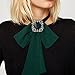 Lovelychica Bohemian Necklace Bowties Ladies Bow Tie Adjustable Neckwear Bowknot Chiffon Necklace Black Velvet False Collar Choker Wedding Party for Women Girls