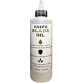 UniKitchen Premium Knife Blade Oil &amp; Honing Oil - 8 Oz - Custom Formulated Food Safe Oil Protects Carbon Steel Knives &amp; Sharpening Stone Ready&hellip;