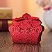Doris Home 100 Pack Red Laser Cut Wedding Party Favor, Wedding Gift Bags Chocolate Candy and Gift Boxes with Ribbons for Baby Shower, Bridal Shower, Christmas,Company Party,Birthday, Festival Favors