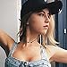 Barch Single Pearl Choker Necklace on Genuine Black Leather Cord for Women Handmade Choker Jewelry Gift (15