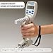 Jamar Smart Hand Dynamometer, Digital Lightweight Max Force Indicator to Measure Hand & Grip Strength, Cordless Device with Wireless Connection to Mobile App, Easy Squeeze Adjustable Evaluation Tool